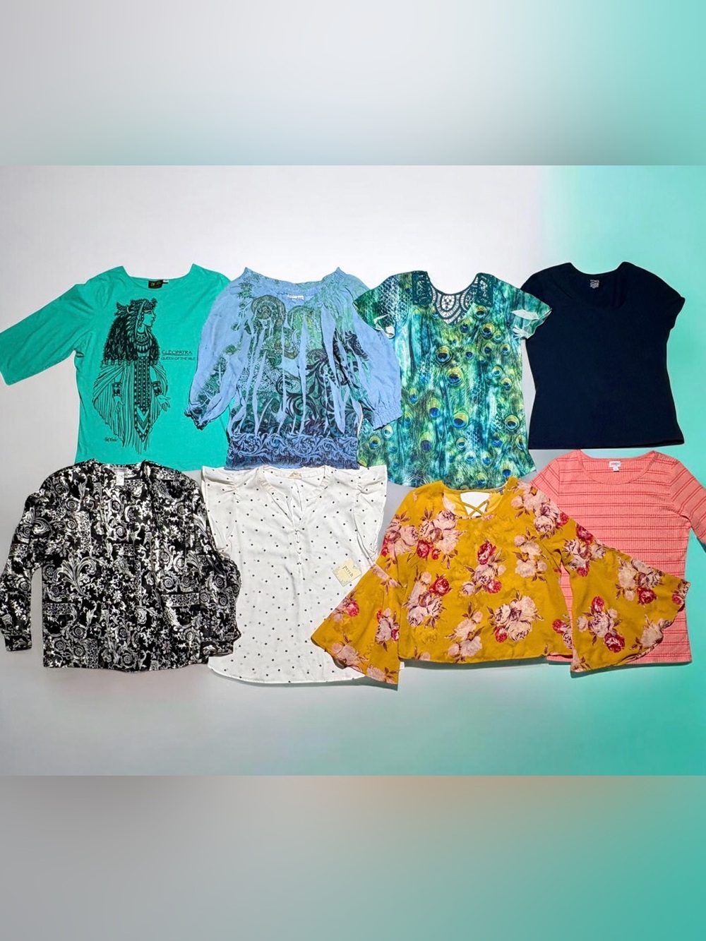 Bundle of women’s size XL blouses & tops, VTG, modern, contemporary